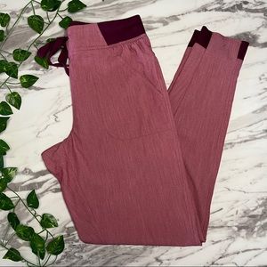 Adar Pro Heather Women’s Jogger Scrub Pants - Mauve